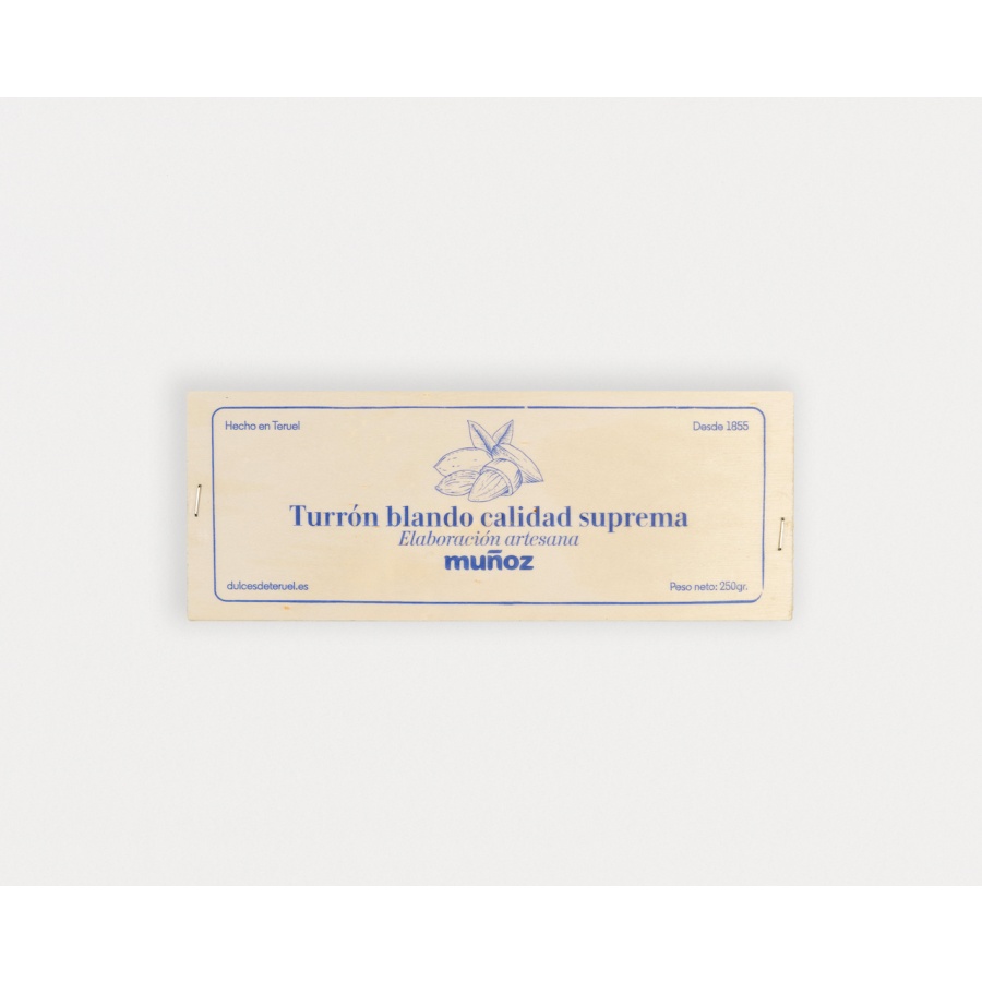 Turrón 250 grs blando de almendra