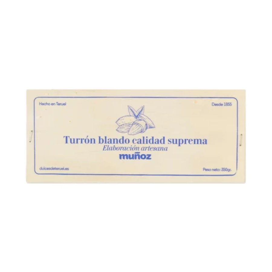 Turrón 350 grs blando de almendra