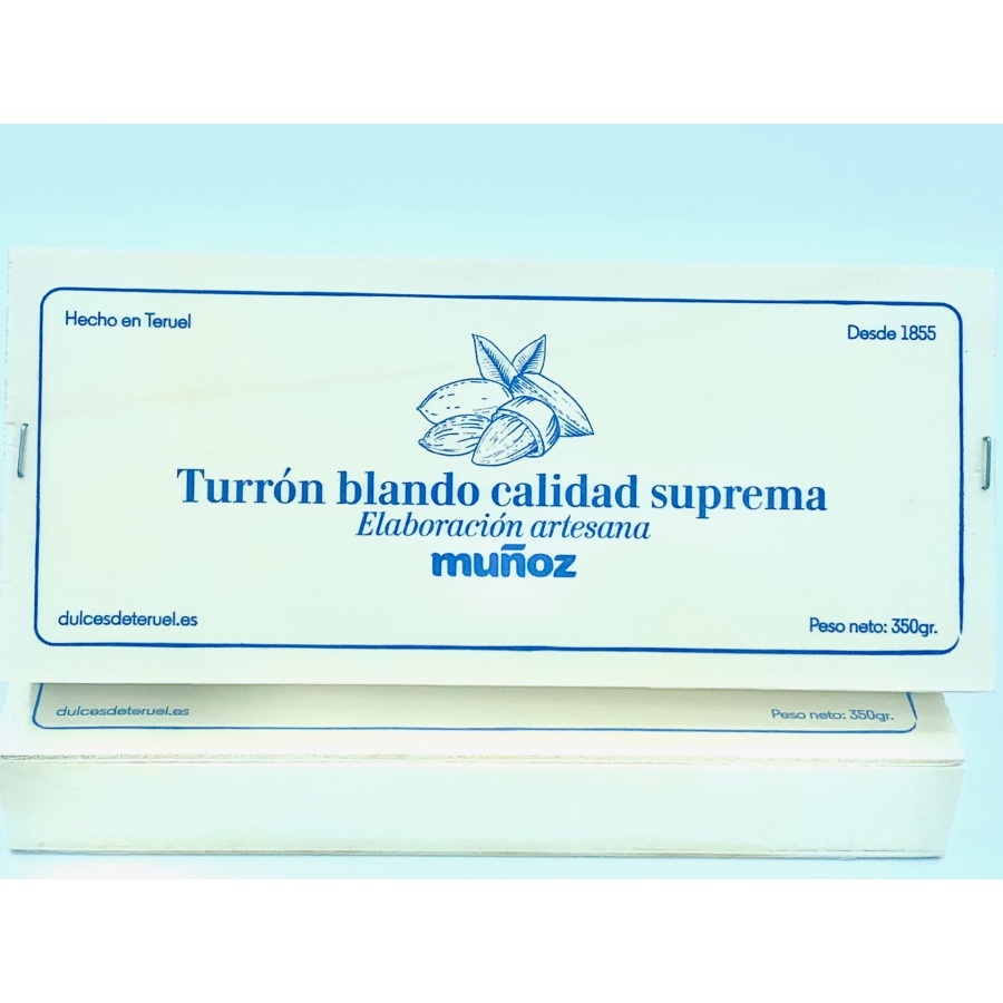 Turrón 350 grs blando de almendra