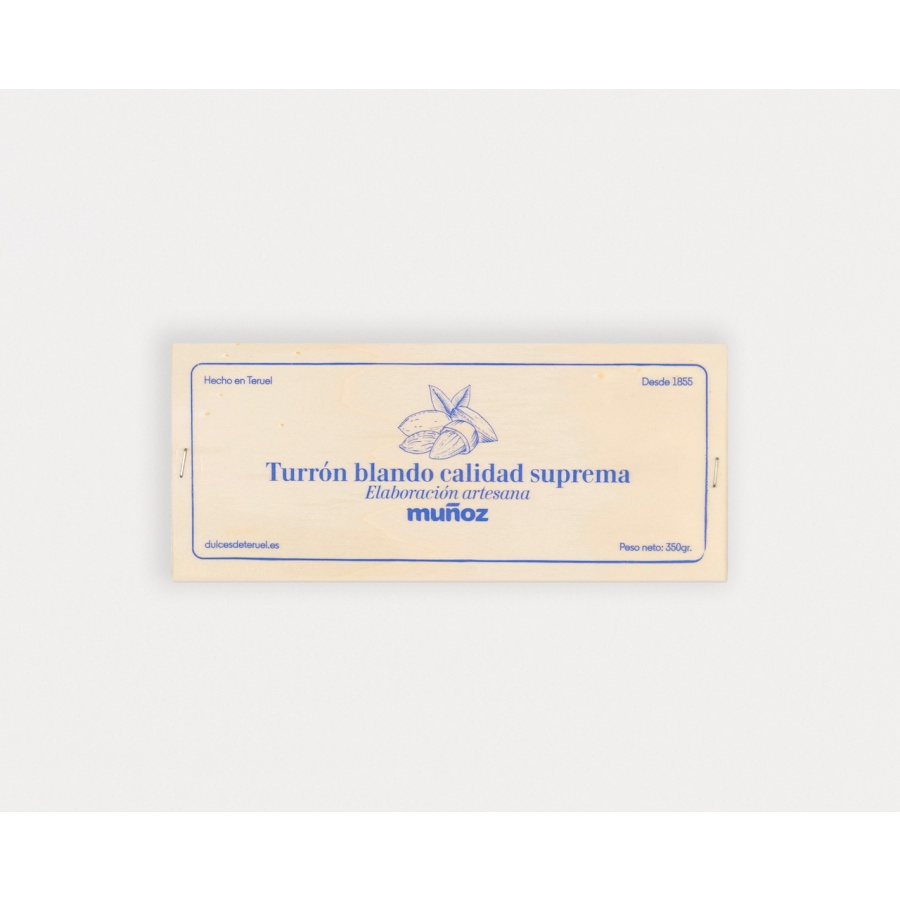 Turrón 350 grs blando de almendra