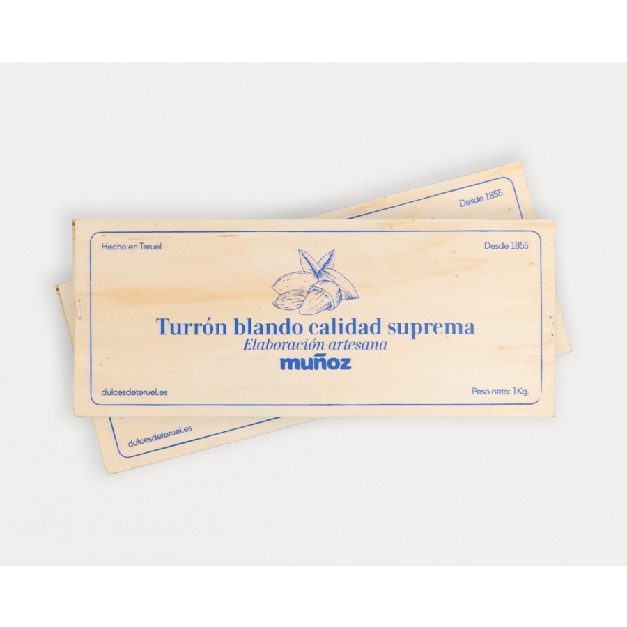 Turrón blando 1 Kg  de almendra
