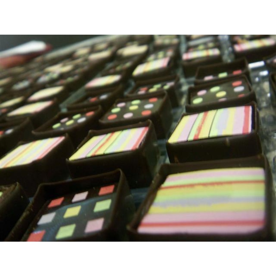 Caja Bombones modernistas 16u