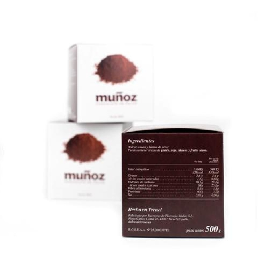 Chocolate en polvo 500grs