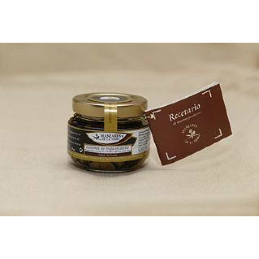 Láminas de Trufa en aceite 50 grs neto, 15 grs escurrido