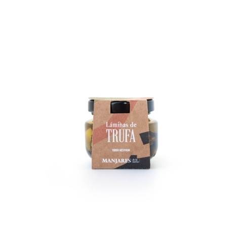 Láminas de Trufa en aceite 50 grs neto, 15 grs escurrido