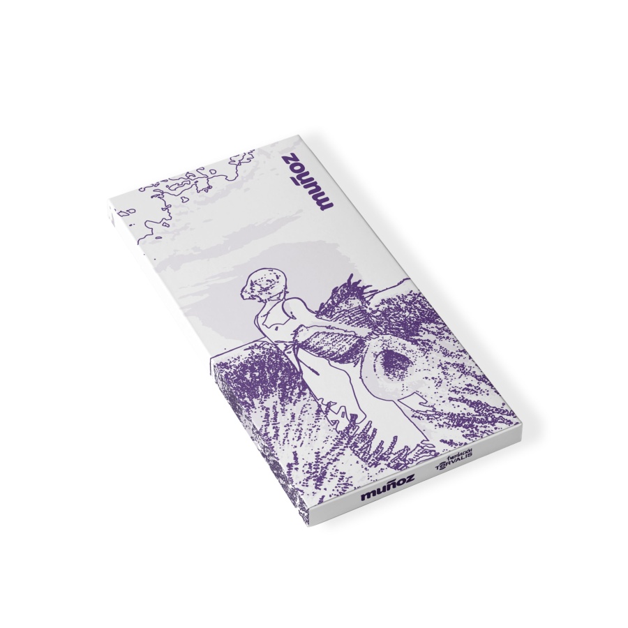 Chocolate con leche y lavanda 100 grs